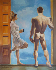 DIZZINESS, 2007, oil on canvas, 100x80 cm